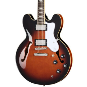 Epiphone Bonehead Riviera Semi-Hollow Electric Guitar in Dark Tobacco Burst
