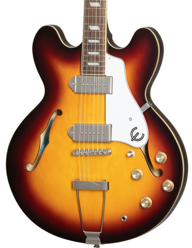Epiphone Casino Hollowbody Electric Guitar in Vintage Sunburst - Image 1