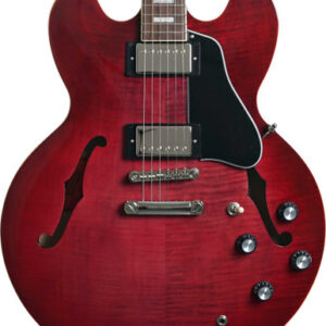 Epiphone ES-335 Figured Semi Hollow Electric Guitar in Raspberry Burst