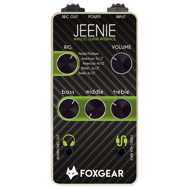 Foxgear Jeenie Analogue Guitar Interface Amp & Cab Sim Pedal