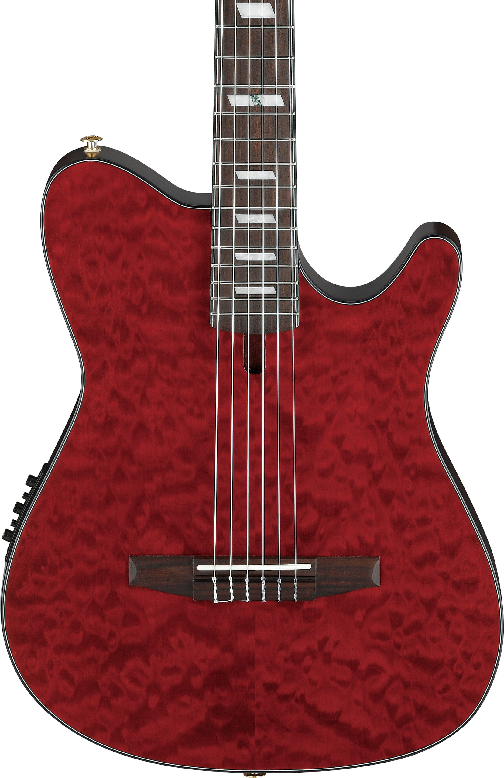 Ibanez FRH20QMN-WRL FRH Series Electro Acoustic in Wine Red