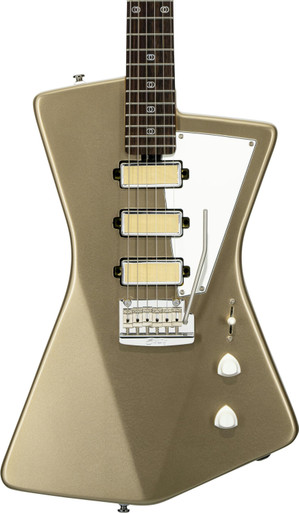 Sterling by Music Man St Vincent Goldie Electric Guitar in Cashmere