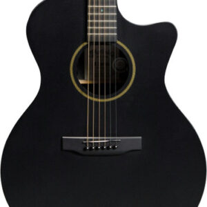 Martin X-Series Remastered GPC-X1E HPL Top Acoustic Guitar in Black