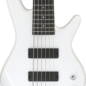 Ibanez GSR186-PW GSR Series 6-String Bass Guitar in Pearl White