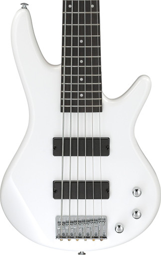 Ibanez GSR186-PW GSR Series 6-String Bass Guitar in Pearl White