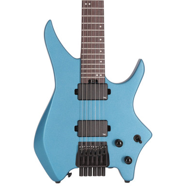 HILS NEXT HN3 Headless Electric Guitar in Satin Metallic Electric Blue