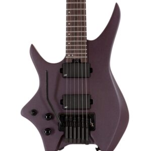 HILS NEXT HN5 Left Handed Headless Electric Guitar in Satin Metallic Deep Purple
