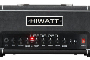 Hiwatt Leeds 25R Spring Reverb Amplifier Head in Black