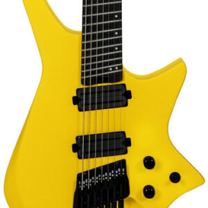 HILS HZ7 Headless Multi-Scale 7-String Electric Guitar in Honey Yellow