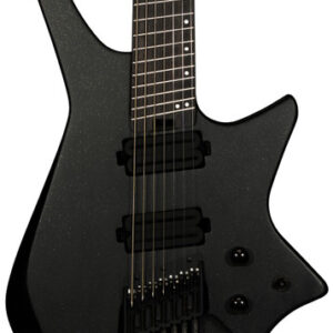 HILS HZ7 Headless Multi-Scale 7-String Electric Guitar In Satin Galaxy Black