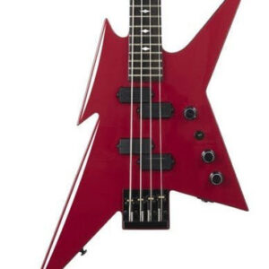 B.C. Rich Ironbird Mk1 Legacy Series Bass Guitar in Gloss Red