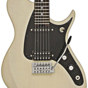 Aria J Series J-1 Electric Guitar in See-Through Vintage White