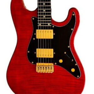Jamstik Deluxe MIDI Guitar In Red with Black Pickguard