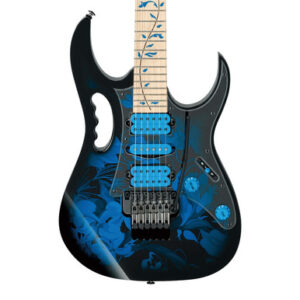 Ibanez Premium JEM77P Steve Vai Guitar in Blue Floral Pattern