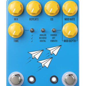 JHS Pedals Flight Delay Pedal With Tap Tempo in Blue