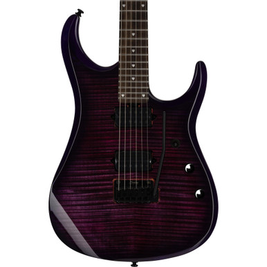 Sterling by Music Man JP150 Dimarzio John Petrucci Signature Electric Guitar in Purple Nebula