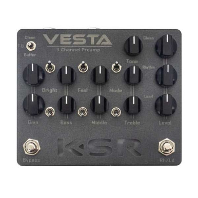KSR Vesta 3 Channel 80s 90s Preamp Pedal