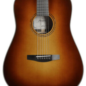 Alvarez Laureate LDR70E Dreadnought Electro Acoustic in Herringbone Sunset