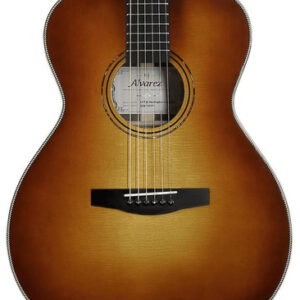 Alvarez Laureate LF70E Folk OM Electro Acoustic in Herringbone Sunset