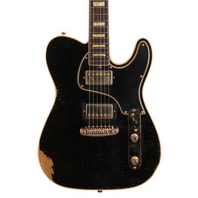 Shabat Guitars Lion Justin Derrico Black over Gold