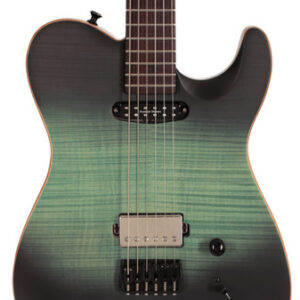 Chapman Law Maker Legacy Baritone Electric Guitar in Ocean Moss Blue Rosewood Neck