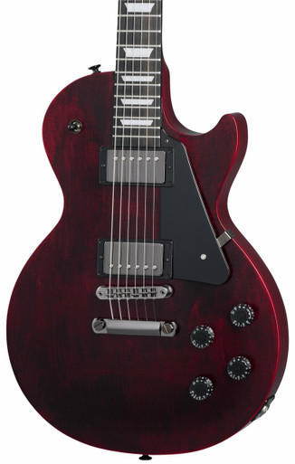 Gibson Les Paul Modern Studio Electric Guitar in Wine Red Satin - Image 1