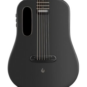Lava Music ME air Electro Acoustic Smart Guitar in Carbon Space Black with AirFlow Bag