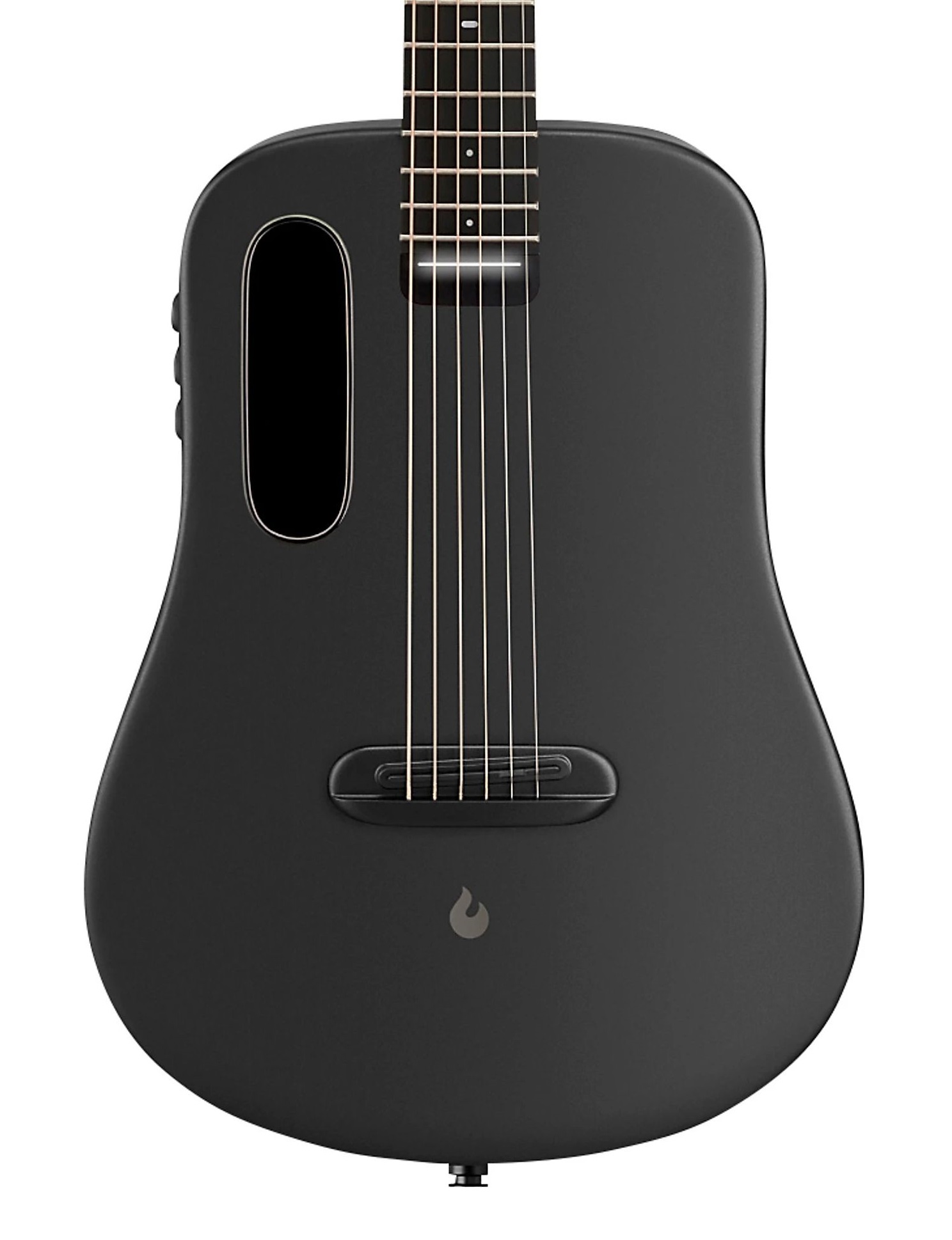 Lava Music ME air Electro Acoustic Smart Guitar in Carbon Space Black with AirFlow Bag
