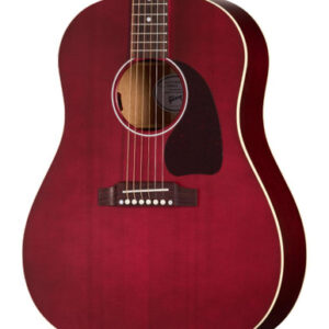 Gibson J-45 Special Electro Acoustic Guitar in Satin Wine Red