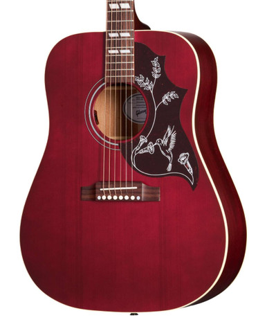 Gibson Hummingbird Special Electro Acoustic Guitar in Satin Wine Red