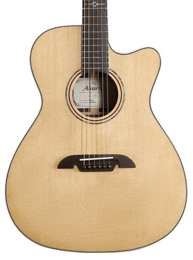 Alvarez Masterworks MF70CE Folk OM Electro Acoustic in Natural - Image 1