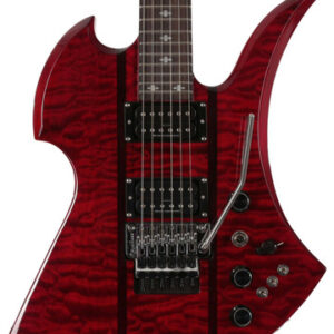 BC Rich Legacy Series Mockingbird ST Electric Guitar with Floyd Rose in Transparent Red
