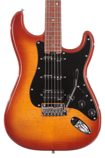 Soloking MS-1 Artisan HSS Electric Guitar in Honeyburst with Maple Fretboard