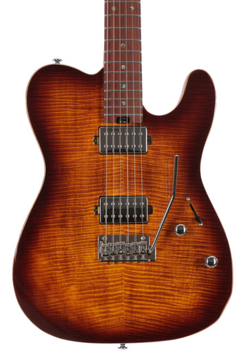 Soloking MT-1 Custom Flame Maple Top Electric Guitar in Shaded Edgeburst - Image 1