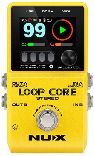 NUX Loop Core Stereo Looper Pedal