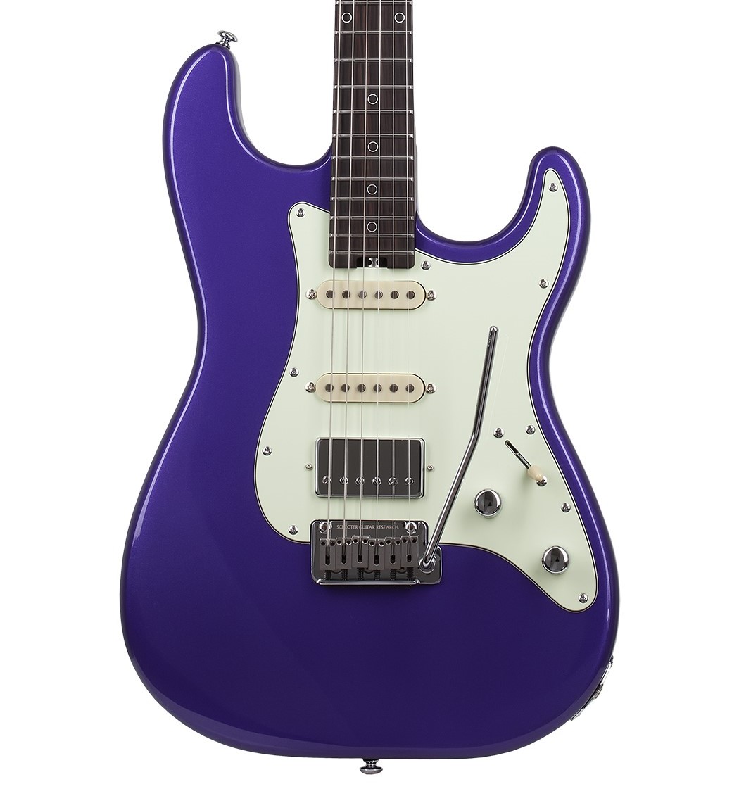 Schecter Nick Johnston Trad 10th Anniversary HSS Atomic Violet