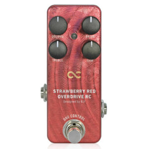 One Control Strawberry Red Overdrive RC Pedal
