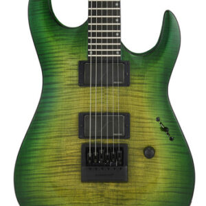 BC Rich Andy James Signature Assassin 6 String Electric Guitar in Trans Green Burst