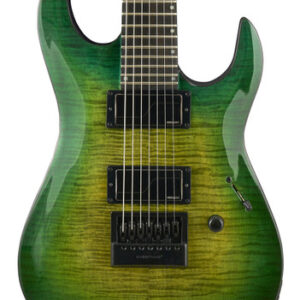 BC Rich Andy James Signature Assassin 7 String Evertune Guitar in Trans Green Burst