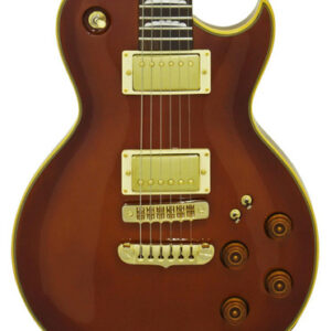 Aria PE-F80 Electric Guitar in Stained Brown