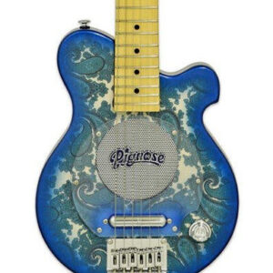 Pignose PGG-200PL Electric Guitar with Built-in Amplifier in Blue Paisley