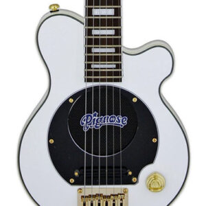 Pignose PGG-259 Electric Guitar with Built-in Amplifier in White