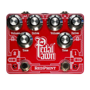 Pedal Pawn Red Print Dual Overdrive Pedal
