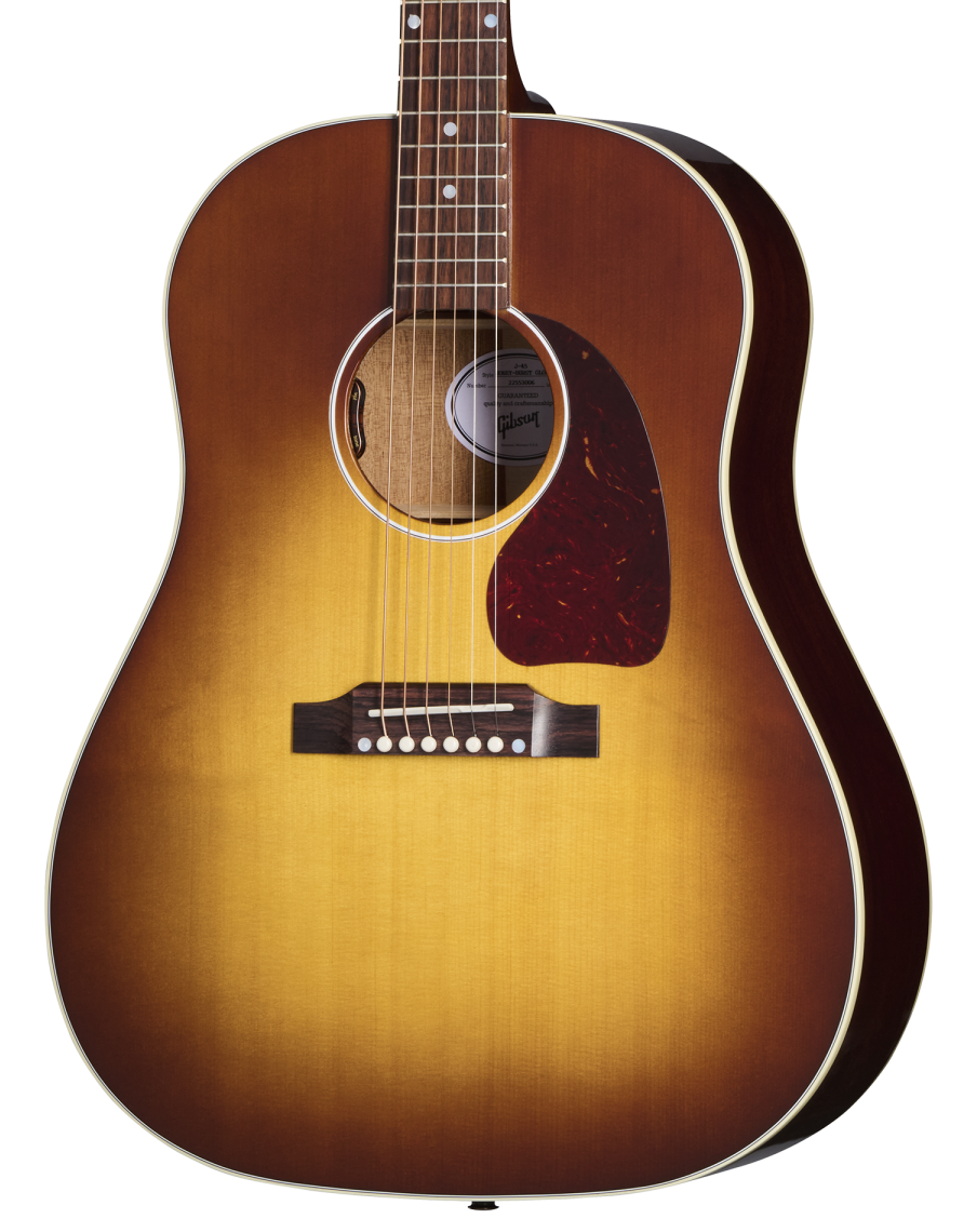 Gibson J-45 Standard Electro Acoustic Guitar in Honey Burst