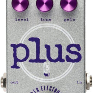 Barber Electronics Five Watt World PLUS Boost Overdrive Pedal in Silver