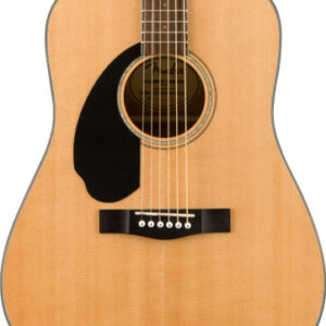 Fender CD-60S Left Handed Dreadnought Acoustic Guitar in Natural
