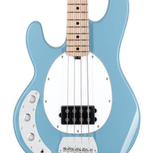Sterling by Music Man Sub Stingray Ray4 Left Handed Bass Guitar in Chopper Blue