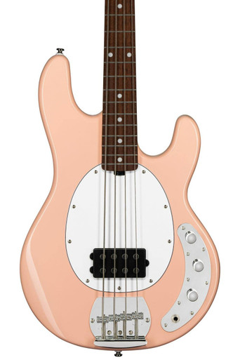 Sterling by Music Man Sub Stingray Ray4 Bass Guitar in Pueblo Pink
