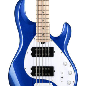 Sterling by Music Man Sub Stingray Ray5HH 5-String Bass Guitar in Cobra Blue