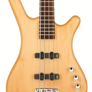 Warwick RockBass Guitar Corvette Basic 4-String Bass Guitar in Natural Transparent
